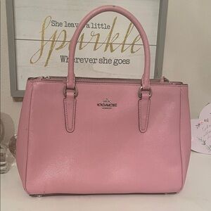 Coach Light Pink Satchel Bag